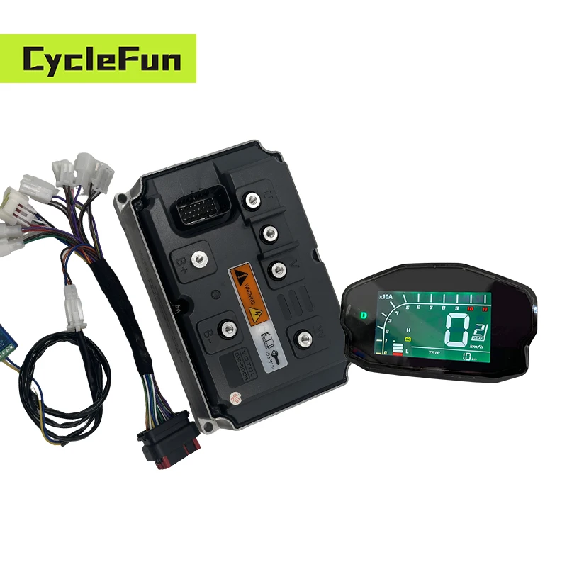 

Контроллер VOTOL EM300S BLDC Boost 550A с дисплеем DKD для двигателя среднего привода 8–10 кВт Hub/PMSM