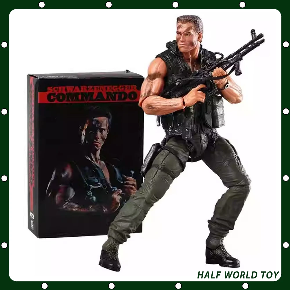 

17.5cm Commando Figures John Matrix Action Figure Articulation Mobility Model Collection PVC Statue Room Decoration Boy Toy Gift