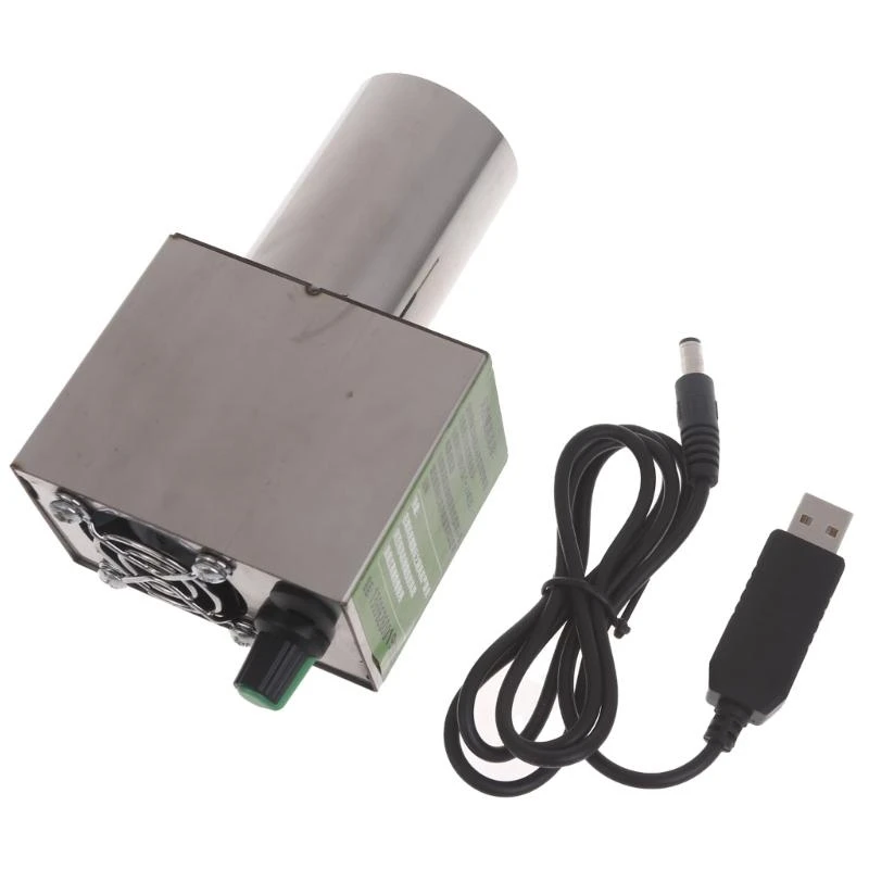 

5ASD BBQ Fean Air Blower USB 5V2A Регулируемая скорость двойные вентиляторы.