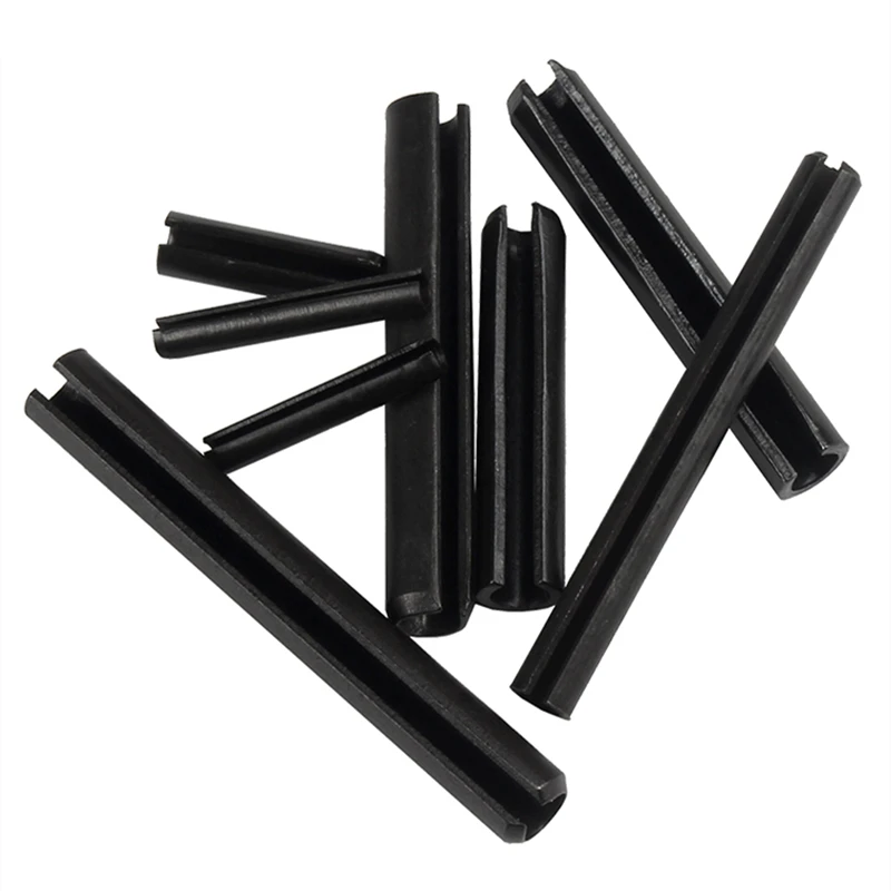 M1.5-M10 65Mn Manganese Steel Spring Pin Coiled Slotted Elastic Roll Dowel Split Tension Pin Hardware