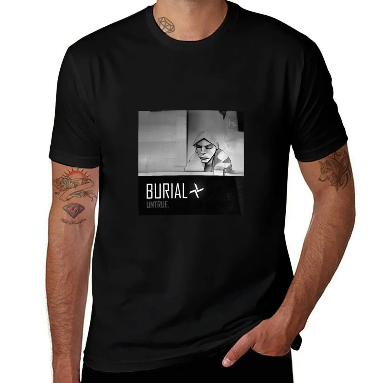 Burial Untrue Cover Fan Art T-Shirt essential t shirt T-Shirt
