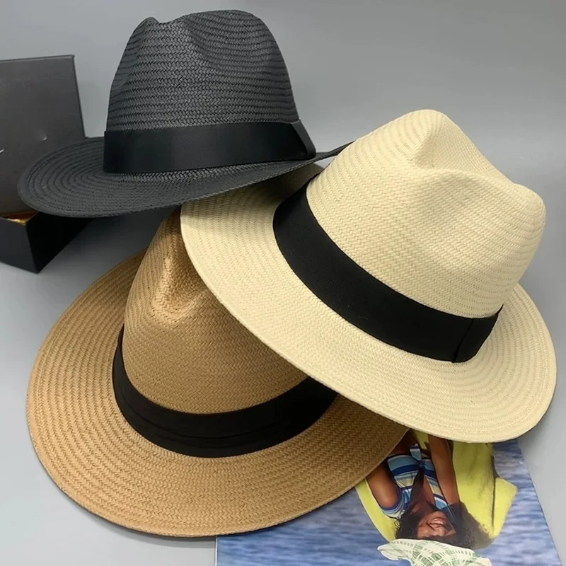 sombreros-de-paja-de-moda-para-hombre-y-mujer-sombreros-casuales-sombreros-de-paja-de-copa-plana-gorra-blanca-estilo-jazz-gorra-de-verano-para-caballero