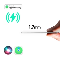 Wireless charging tracking location wallet tracker card GPS locator smart tag iphone device find my  airtag replacement