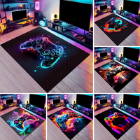 Video Gaming Carpet Game Theme Doormat Non Slip Floor Mat for Living Room Kitchen Entrance Door Balcony Washable Rug Home Decor