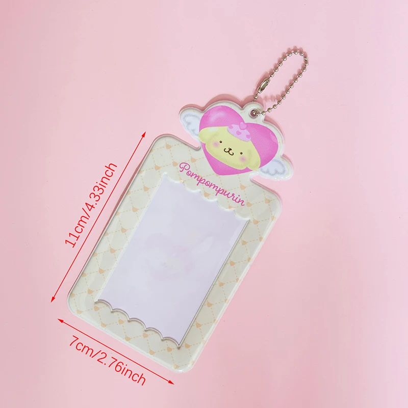 Kawaii Sanrio Hello Kitty Cinnamoroll My Melody Photo Card Holder Card Cover 3 Inches Cartoon Fashion Mini Album Photo Folder