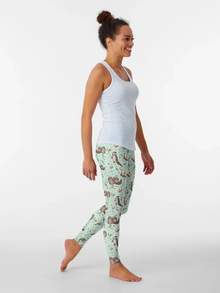 Sea Otters Leggings Women's pants sportswear gym Womens Leggings