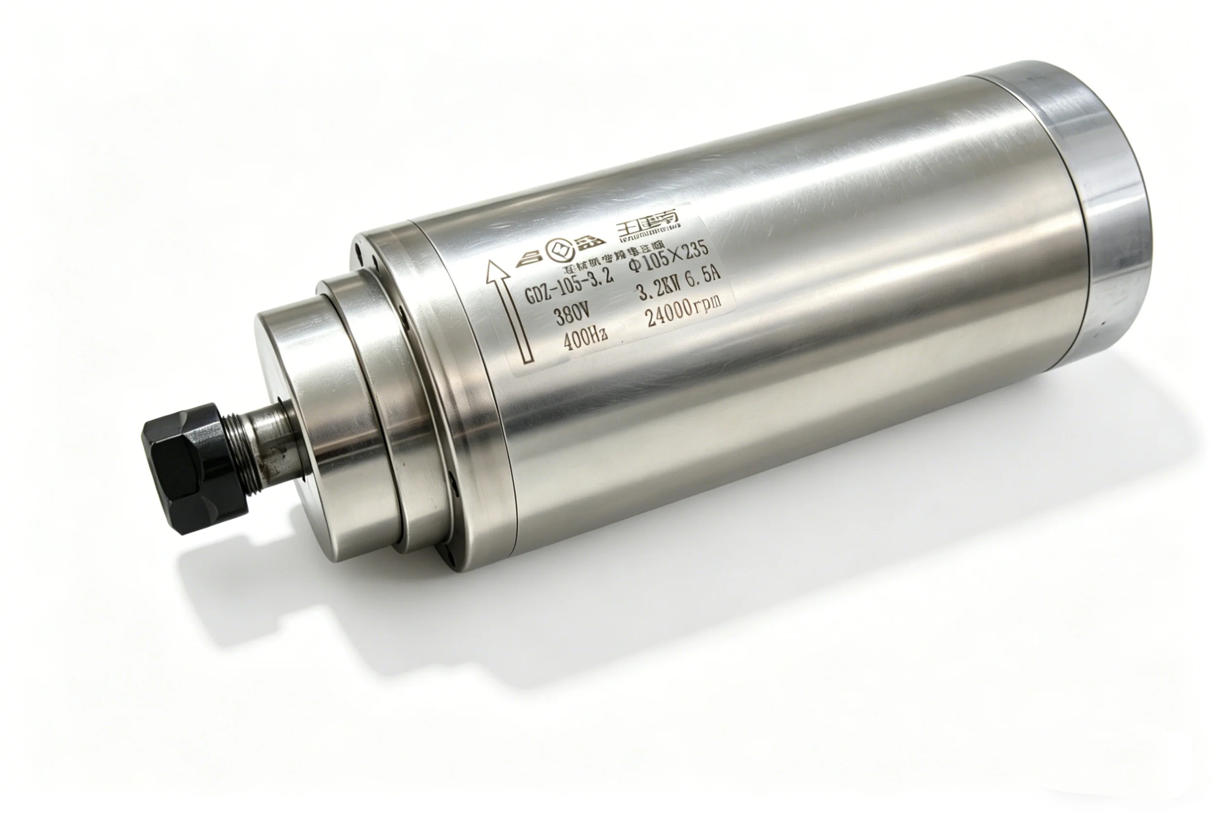 

3.2kw 24000rpm Stone Carving High Speed Water Cooled AC CNC Spindle Motor For Cnc Router Machine