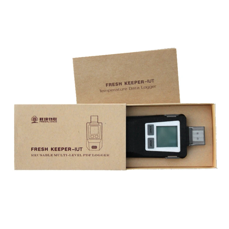 حارس الطازجة IUT -90 ° C Usb لقاح درجة الحرارة الاستشعار Coldchain مسجل بيانات درجة الحرارة