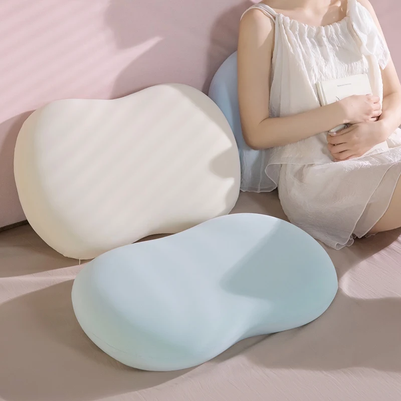 Ice Silk Memory Cotton Cat Belly Pillow Summer Cool Desk Nap Pillow Soft Doll For Sleeping Sofa Cushion Room Decor