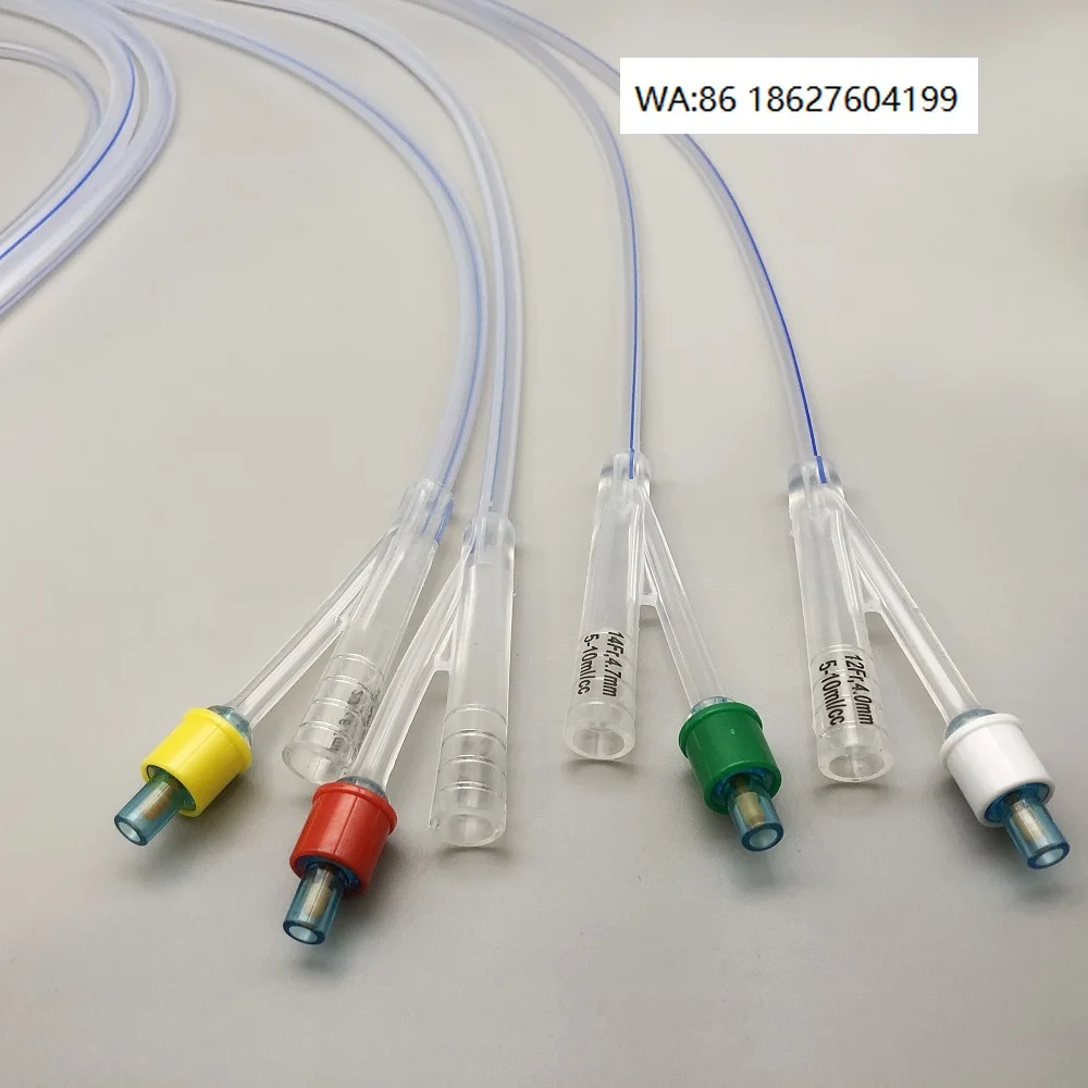 2025 New Disposable Individual Package Urethral Catheterication Kit 2 Way Adult Silicone Foley Catheter
