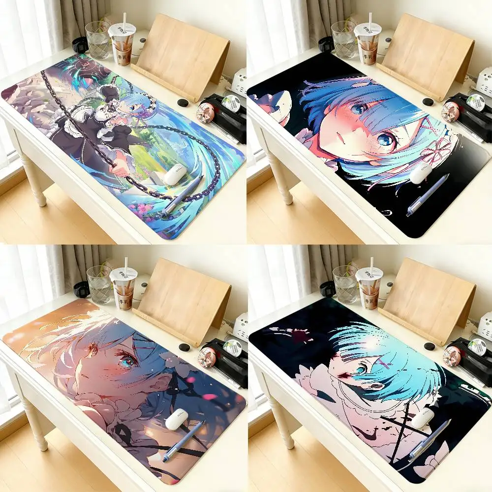 

Anime R-ReZero R-Rem Large Landscape Mouse Pad Computer Desk Mat Laptop Keyboard Office Accessories