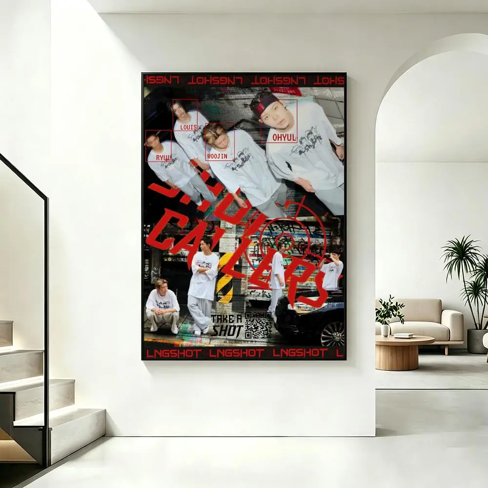 Poster HD art, waterproof, sticky wall, home decoration (living room, bedroom, bar), aesthetic Kpop Boy Group L-LNGSHOT - view 4