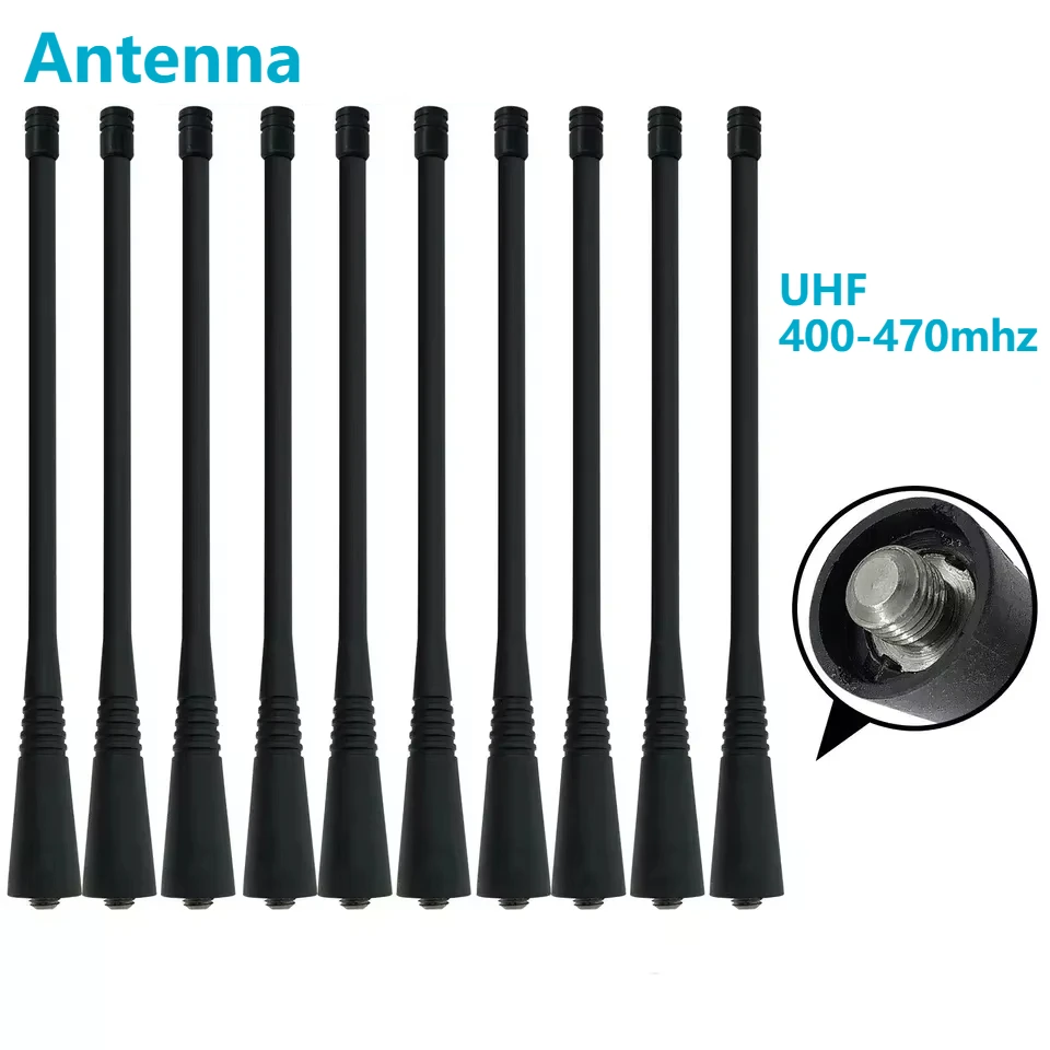 10PC Walkie Talkie UHF 400-470mhz Flexible Antenna for Motorola GP328 GP300 GP88 GP340 GP68 GP2000 HT750 EP450 CP200 Soft Antenn