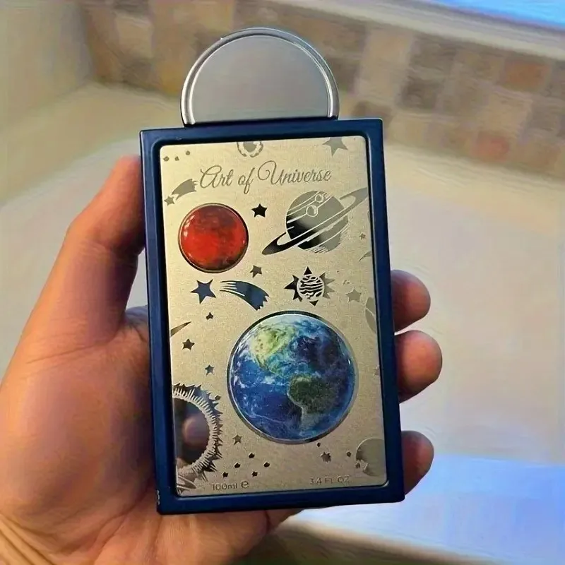 

Art of Universe Новые нейтральные духи 3,4 унции, ароматные цитрусы, смешанные с мускусом и янтарем, свежий и прочный парфюмерный спрей,