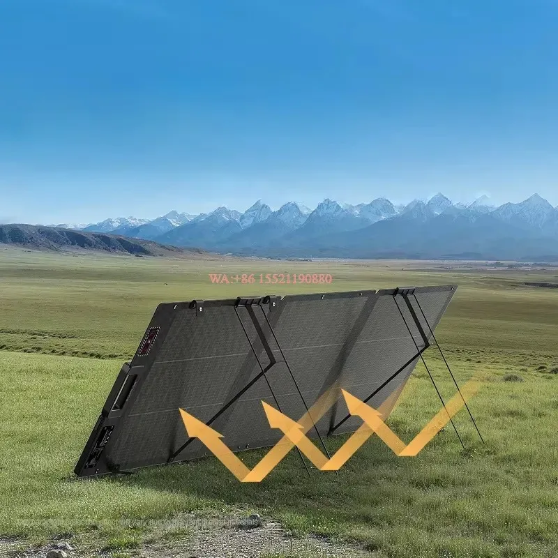 WMWMNU for ECOFLOW Lightweight Solar Panel Compact Portable Quick Install N-Type TOPCon 220W 400W