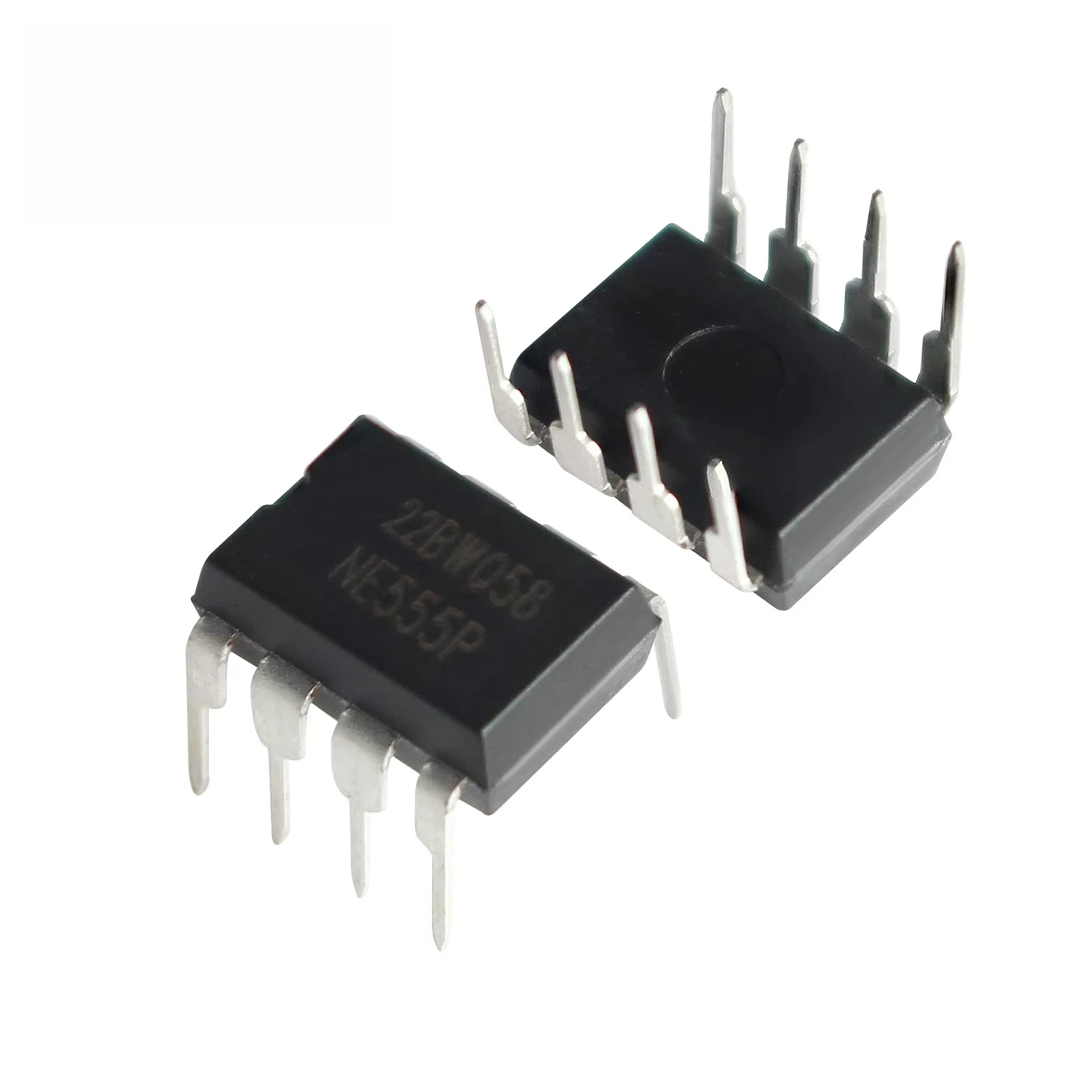 20 buah NE555 NE555P Timer pemrograman osilator Chip IC 555 & 8 Pin DIP Kit soket (masing-masing 10)