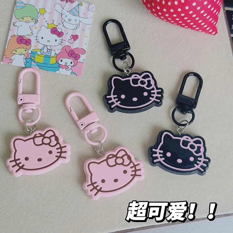 1 Set Anime Figure Kitty Cat Star Keychain Cute Cartoon Pendant Couple Student Personalized Gift Book Bag Pendant