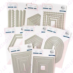 Nested Ovals Fancy Edgers Metal Craft Cutting Dies Diy Scrapbook Paper Diary Decoration Card Handmade Embossing New Arrival