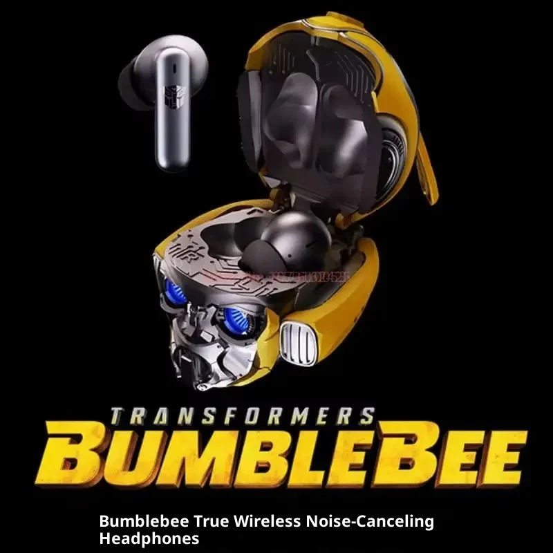 หูฟังไร้สาย Transformers Bumblebee ปี 2025 พร้อมระบบตัดเสียงรบกวน บลูทูธ วัสดุอัลลอยด์ ของตกแต่ง ของเล่นเด็กผู้ชาย ของขวัญคริสต์มาส