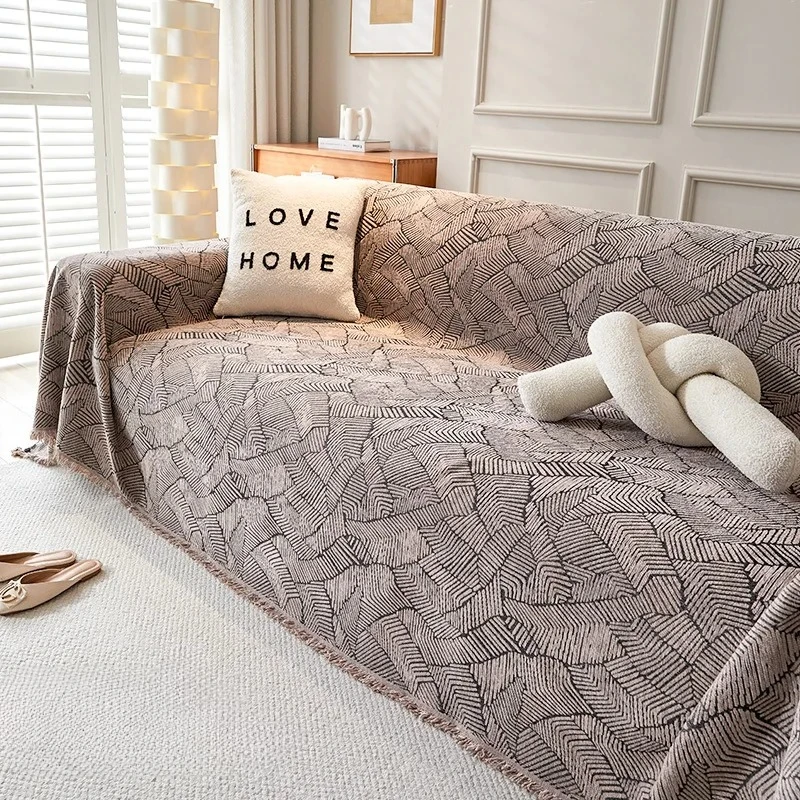 

Autumn and Winter Sofa Towels High-grade Light Luxury High-end Sofa Cover Sofa Cushion Anti-cat Scratch