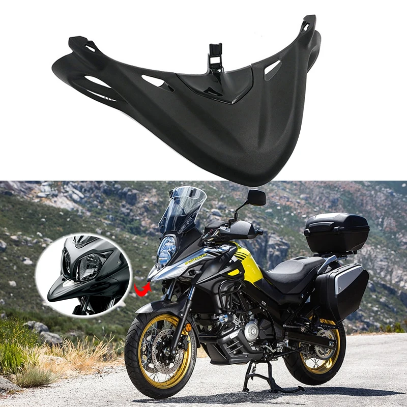 

Fit For Suzuki DL650 V-strom DL 650 Vstrom 2012-2017 2016 2015 Motorcycle Beak Nose Cone Extension Front Fender Fairing Winglets