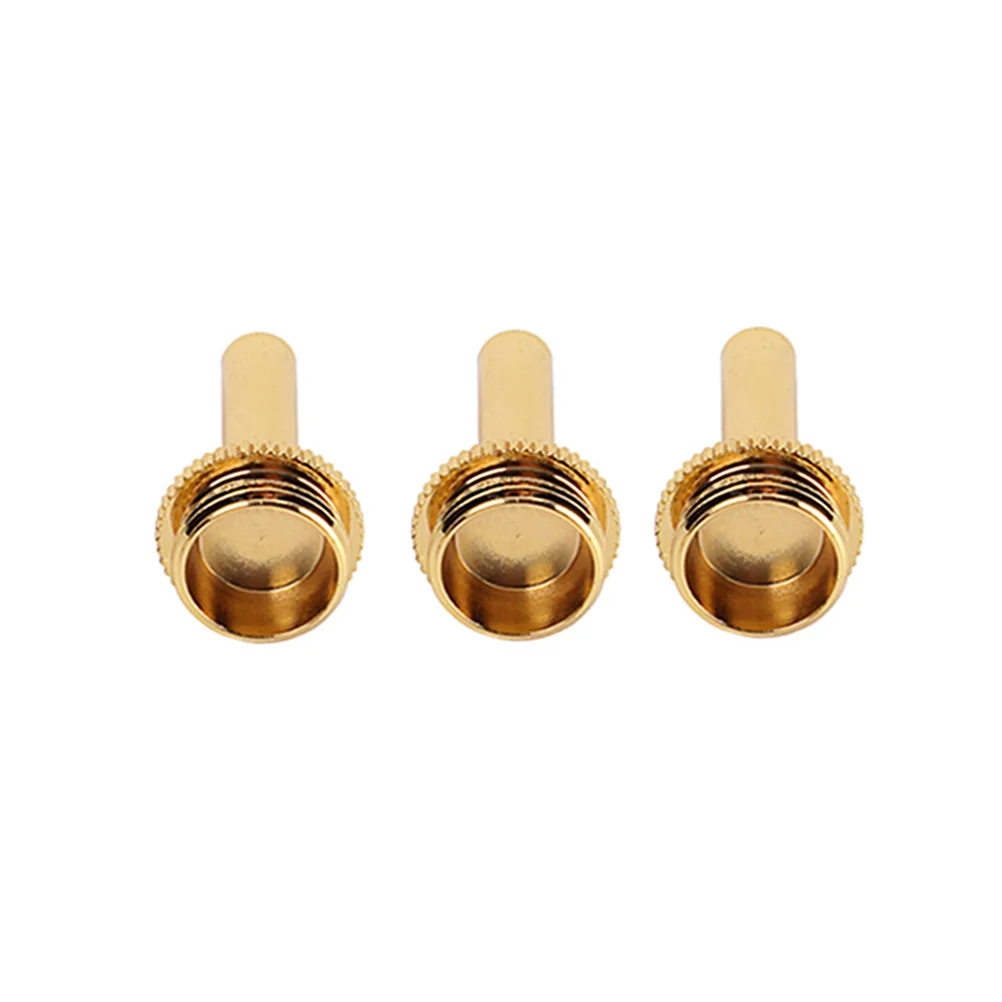 3 Pcs Trumpet Parts Connecting Rod Screw Brass Instrument Accessory Piston Repair Tool