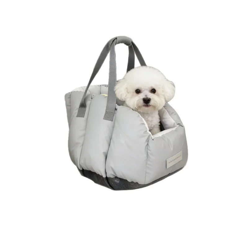 

Pet car dog bed, open handle nest, car outing, small dogs, dogs, cats, safety seat cushion nest cosas para perros
