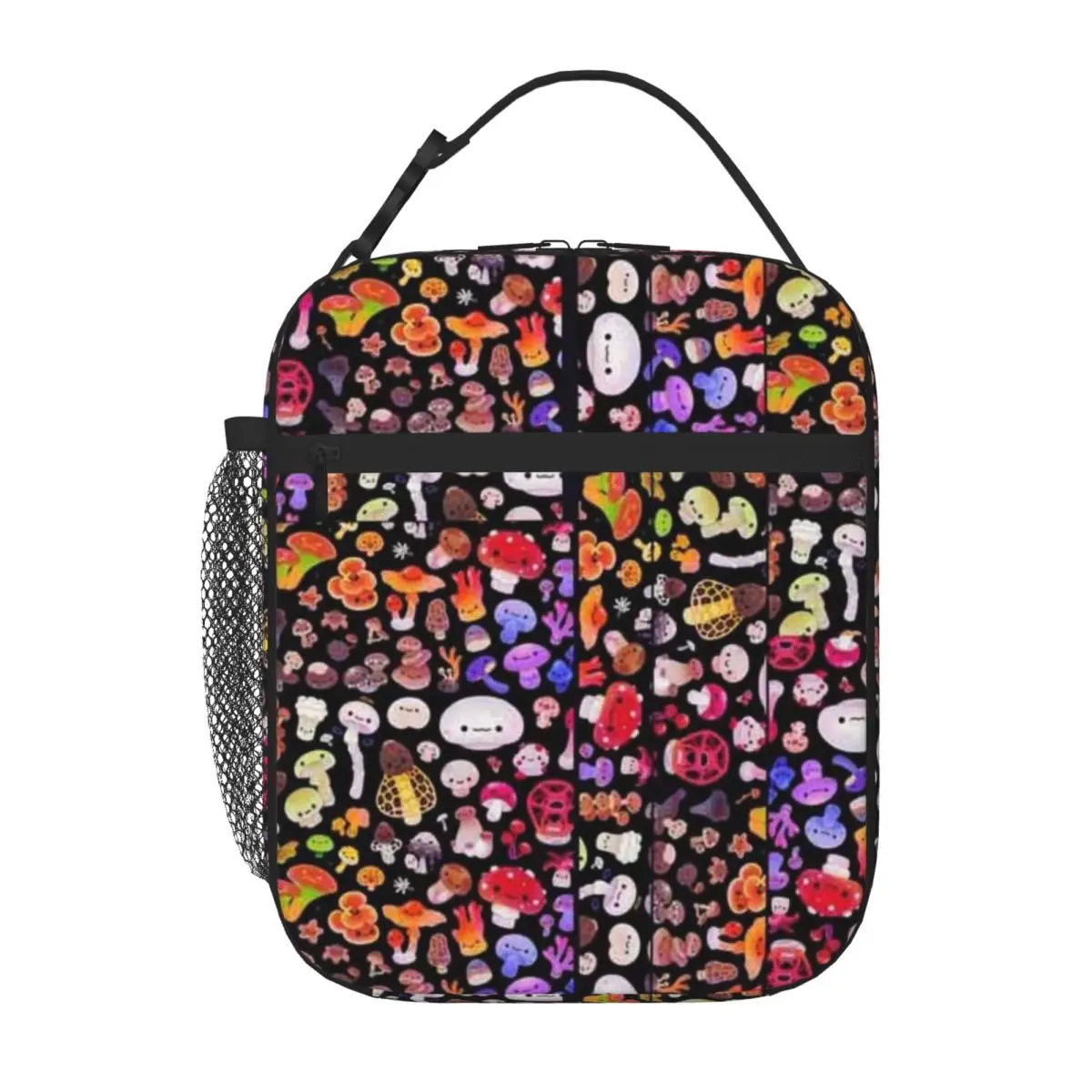 Bestselling Mushroom Minimal Decoration Reusable Lunch Bag Cycling Trip Lunch Carrier