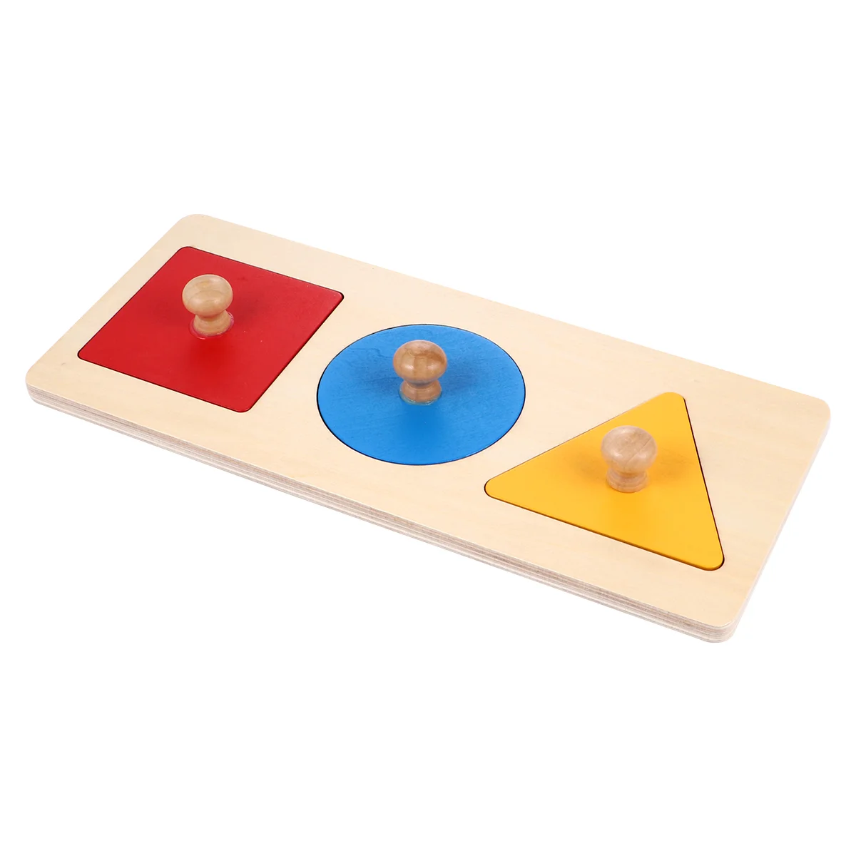 Vari pannelli geometrici Puzzle per bambini a forma di giocattolo Puzzle con geometria in legno