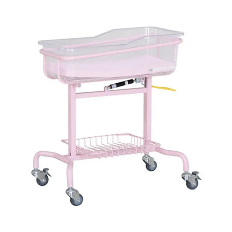 Baby Medical Medical Hospital Transport Trolley Infant Cot Wiht Bassinet Newborn Baby Crib Bed Cart - view 5
