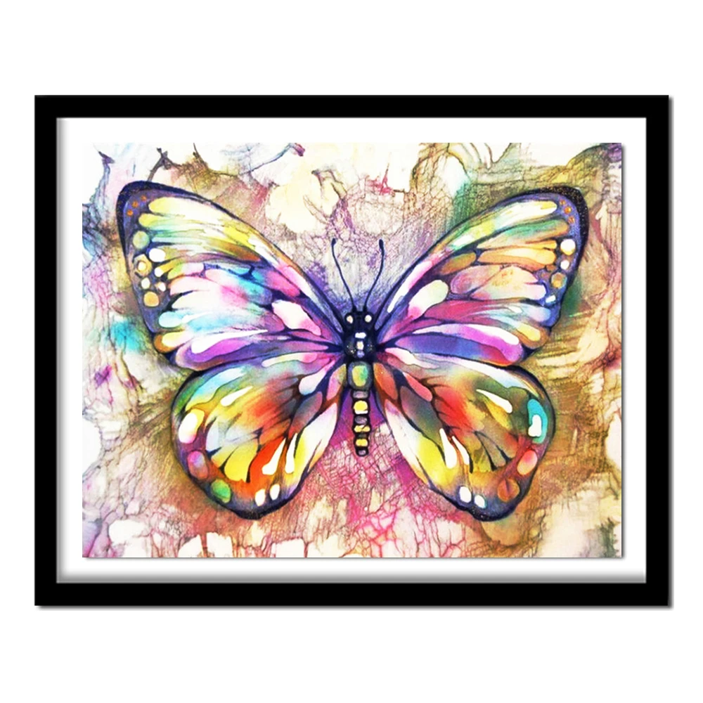 5d diy Diamond Paintings Colorful Butterflies Cross Stitch Embroidery  Diamonds Paste Home Wall Artworks Decorations Gifts