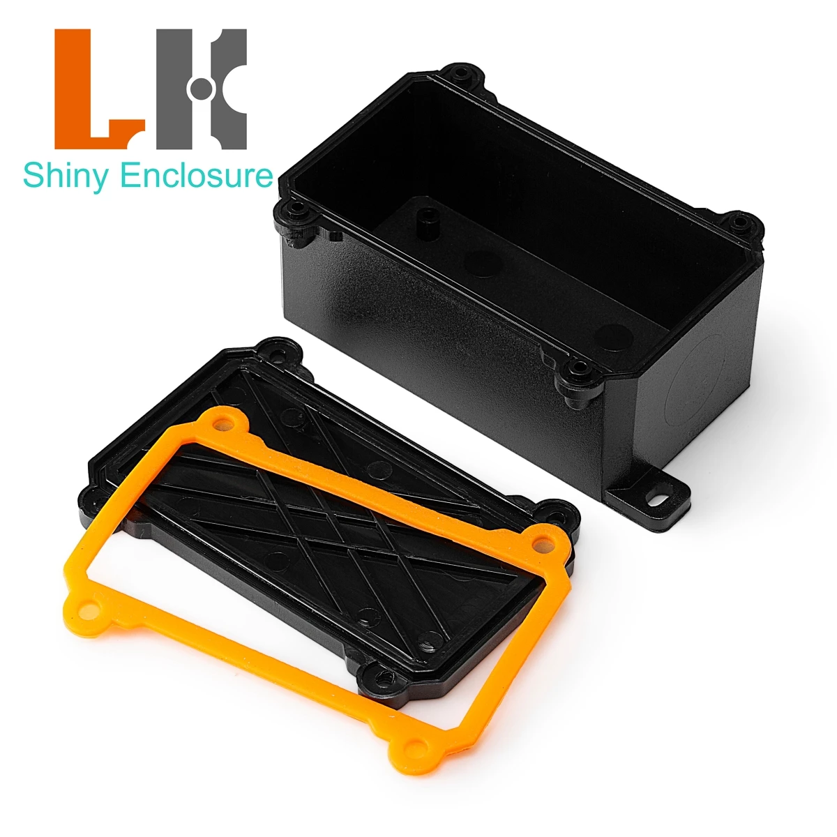 90x50x40mm IP68 Outdoor Waterproof Black PC Plastic Enclosure Instrument Control Case Electronic Protect Junction Box LK-CN03