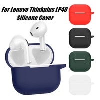 Portable Soft Earphone Case Silicone Dustproof Protector Cover Shockproof Anti-drop Protective Sleeve for Lenovo Thinkplus LP40