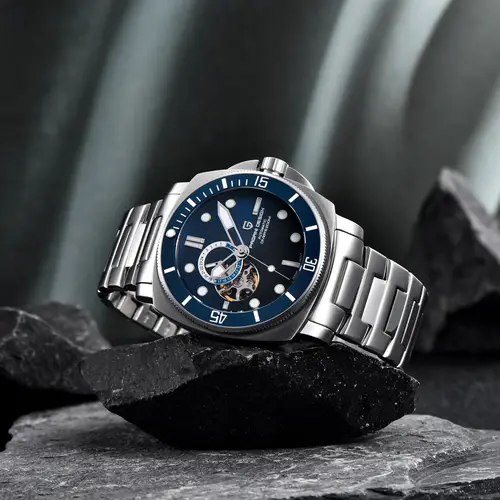 Imagen 2 del producto PAGANI DESIGN 2025 nuevo Tourbillon esqueleto reloj automático de lujo para hombres Japón NH39A reloj de pulsera mecánico de acero inoxidable para hombres