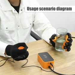 JUSTLANG Hand Rehabilitation Robot Gloves Finger Hand Exerciser Function Training Massager Surgery Recovery Stroke Hemiplegia