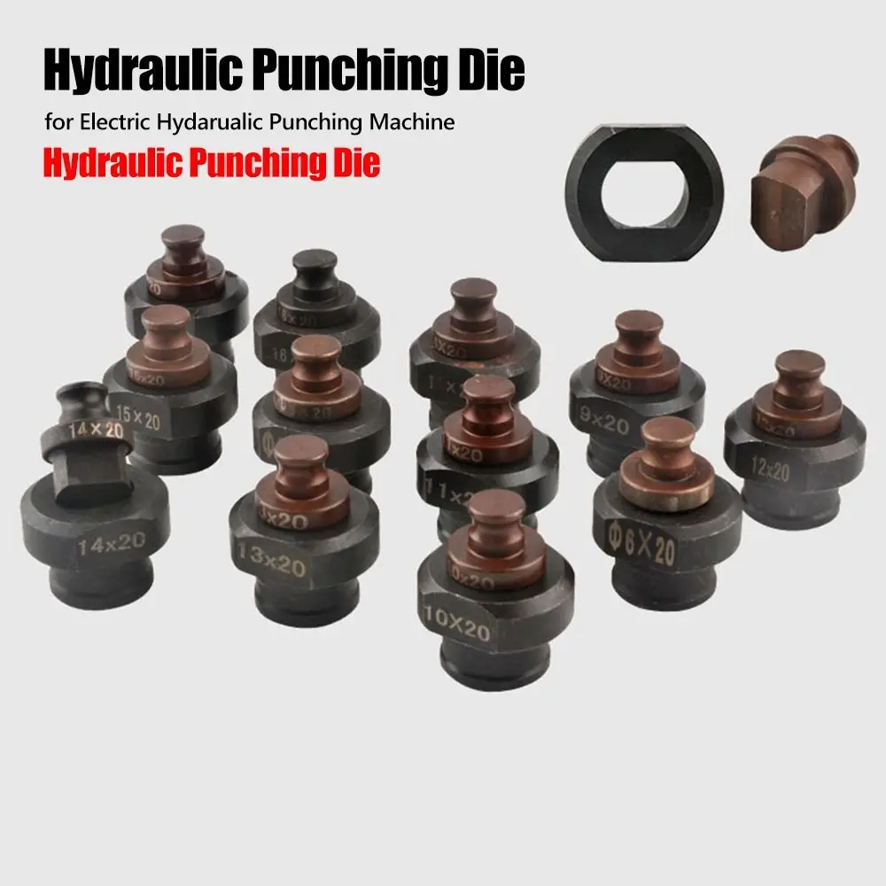 1Pcs Durable Round Hole Punching Mould 4.2-16.5mm Metal Hydraulic Punching Die MHP-20 for Electric Hydarualic Punching Machine