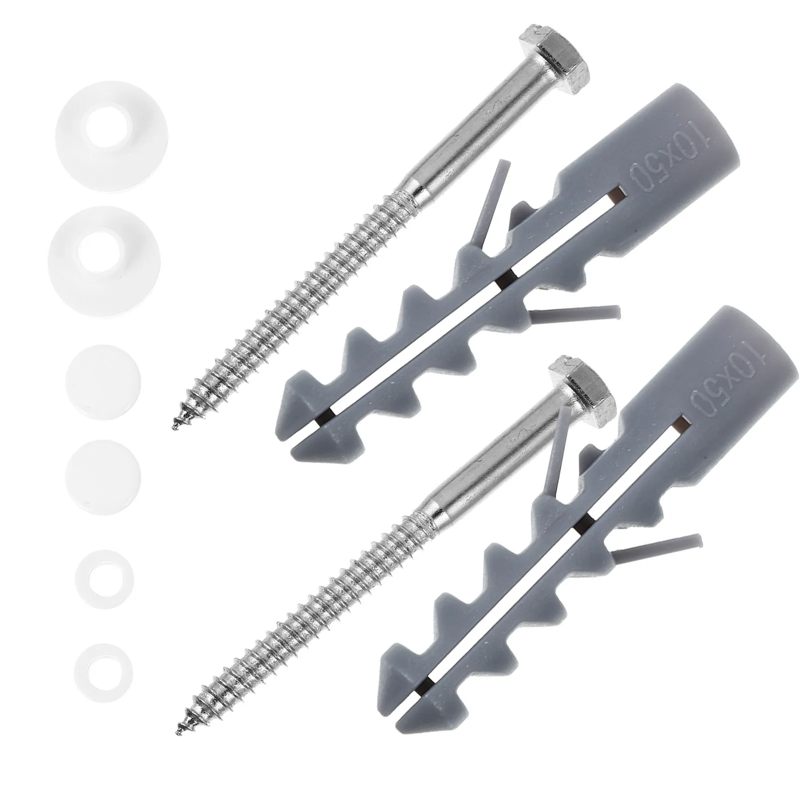 1Set Heavy Duty Toilet Seat Fixing Bolts Screws Universal Mounting Hardware Set for Secure Comfortable Lid Stability Easy