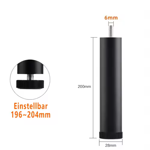 M8~M10 1PCS Adjustable Furniture Leg Aluminum Alloy Table Legs For TV Cabinet,Wardrobe,Raised Refrigerator Washing Machine Feet - Image 29