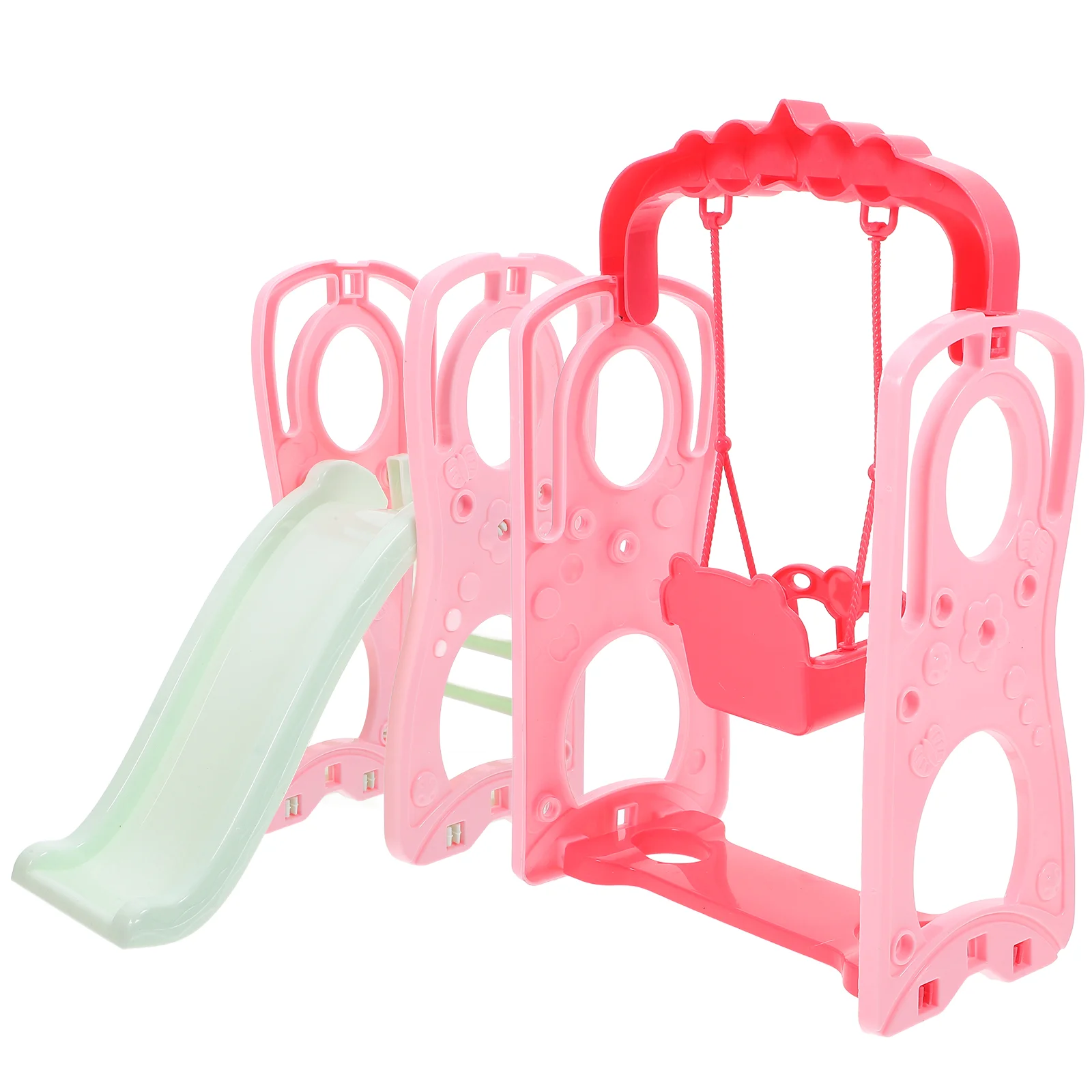 Swing Slide ของเล่นชิงช้า Props ตกแต่ง Miniature House ABS อุปกรณ์เสริม