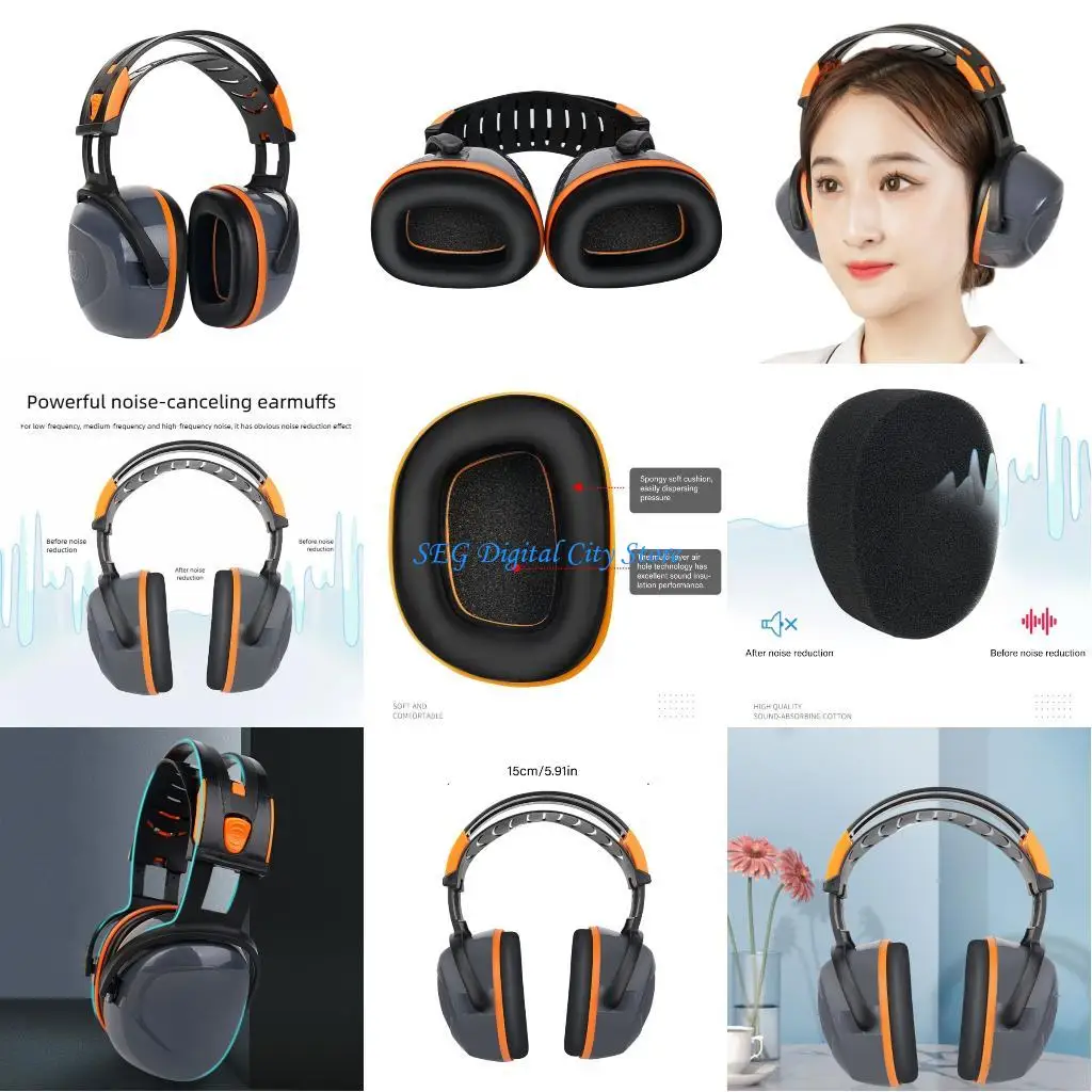 U75B قابلة للتعديل مقاوم للصوت أذن الأذن والحماية تصميم خفيف الوزن قابلة للطي #1