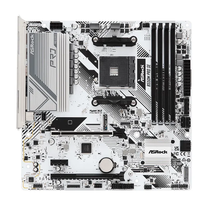 

For B550M Pro SE white, desktop main board