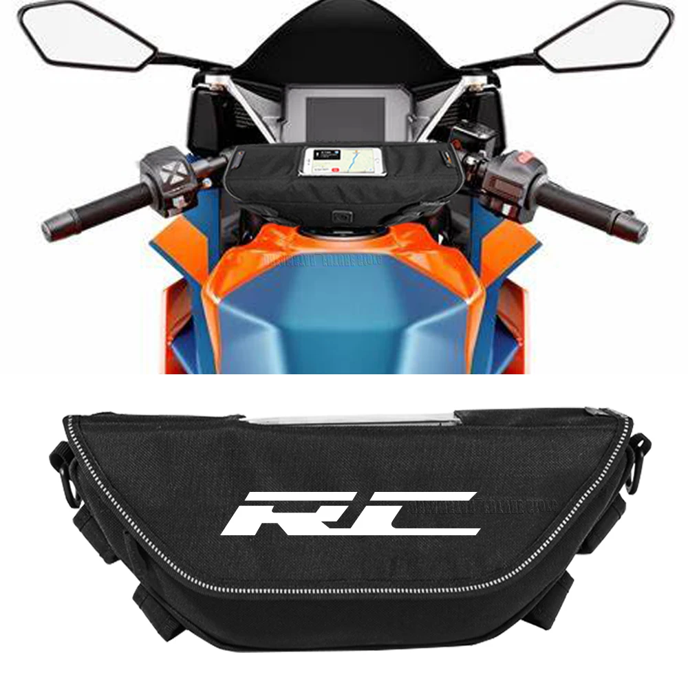 For RC390 RC125 RC200 RC Duke 125 200 390 2013-2024 2018-2023 Waterproof motorcycle handlebar travel navigation bag