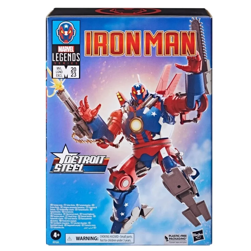 

Stock Ml Marvel Legends Detroit Iron And Steel Man Comic Edition Action Figure Collection Model Gift