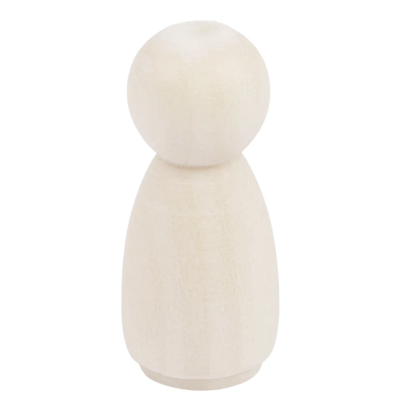 Muñeca familiar de madera sin pintar, muñeco de boda, decoración de bebé, garabatos, hombre de madera, 100 piezas