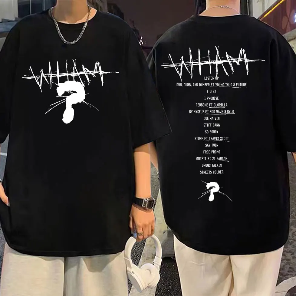 

Rapper Lil Baby Wham Album Print T Shirt Fashion Hip Hop Short Sleeve T-shirt Men Women High Quality Cotton T-shirts Streetwear