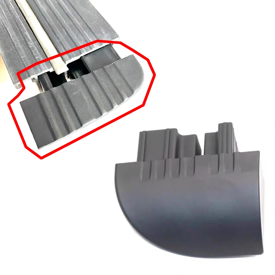 

1Pc Black Electric Pedal Running Board End Caps Corner Guard Joint Fit For Land Rover Range Rover Sport Executive Discovery 5