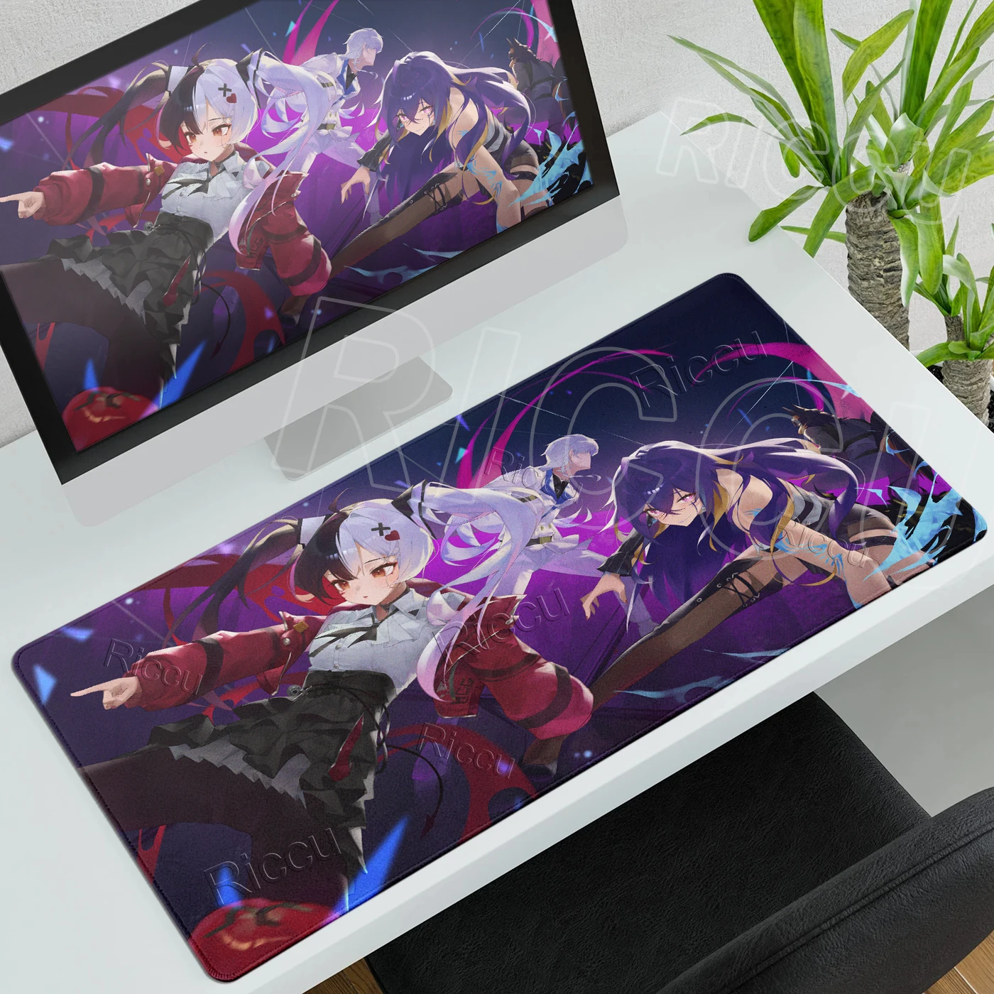 XXL Mouse Pad Neverness to Everness NTE Pretty Girl FADIA Gaming Professional Keyboard HD Mousepad Office Computer Anime Playmat