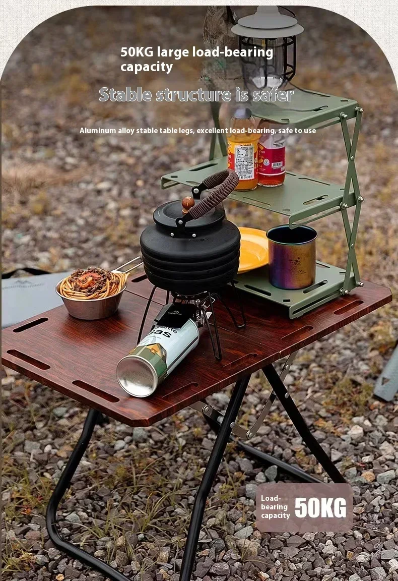 MOUNTAINHIKER Teetisch aus Aluminiumlegierung, für den Außenbereich, Camping, Butterfly, tragbarer Tisch, Stuhl, Klapptisch, hochwertige Möbel – Detail 2