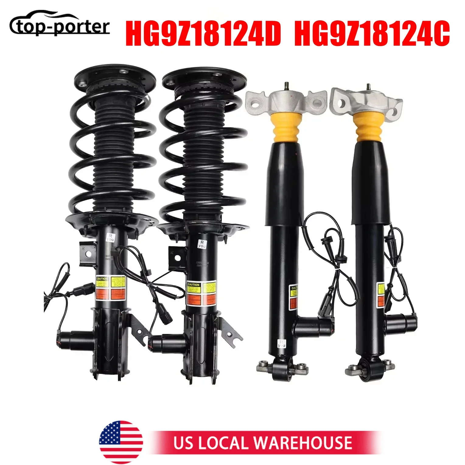 Hg9z18124d conjunto completo hg9z18124c para lincoln mkz dianteiro traseiro suportes assys elétricos para lincoln mkz 2.0l l4 gás dohc turbo