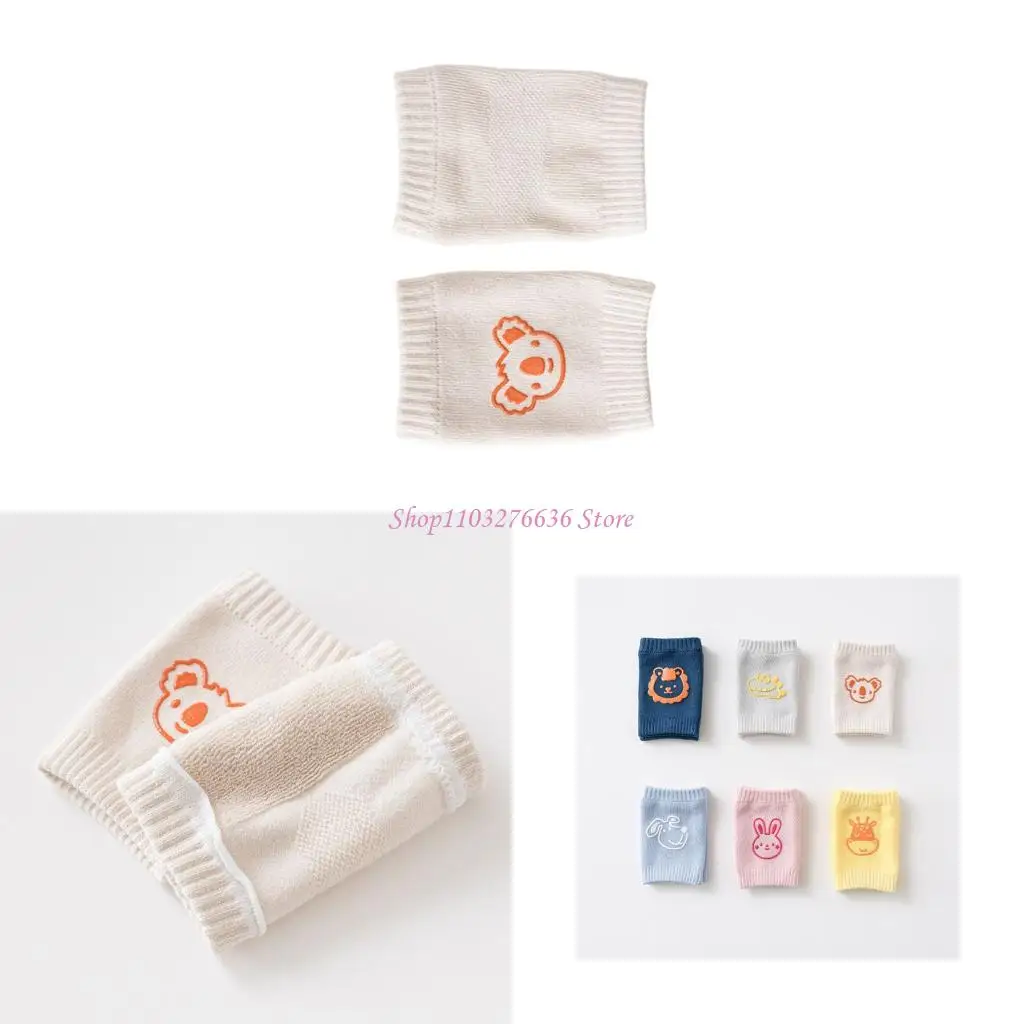 

R6FD Baby Knee Guard Soft Kneepads with Anti Slip Particles for Safe Exploration